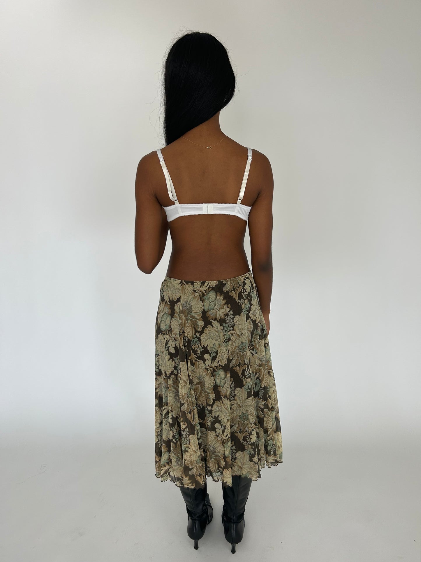 Floral Midi Skirt