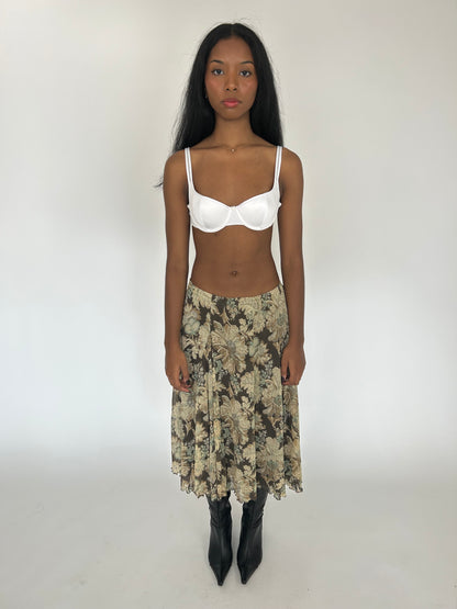 Floral Midi Skirt