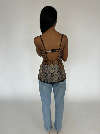 Leopard Bustier