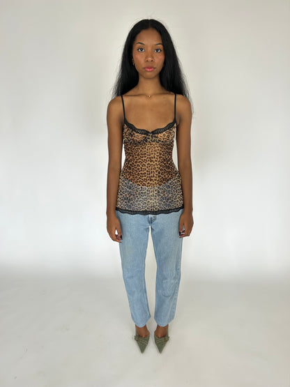 Leopard Bustier