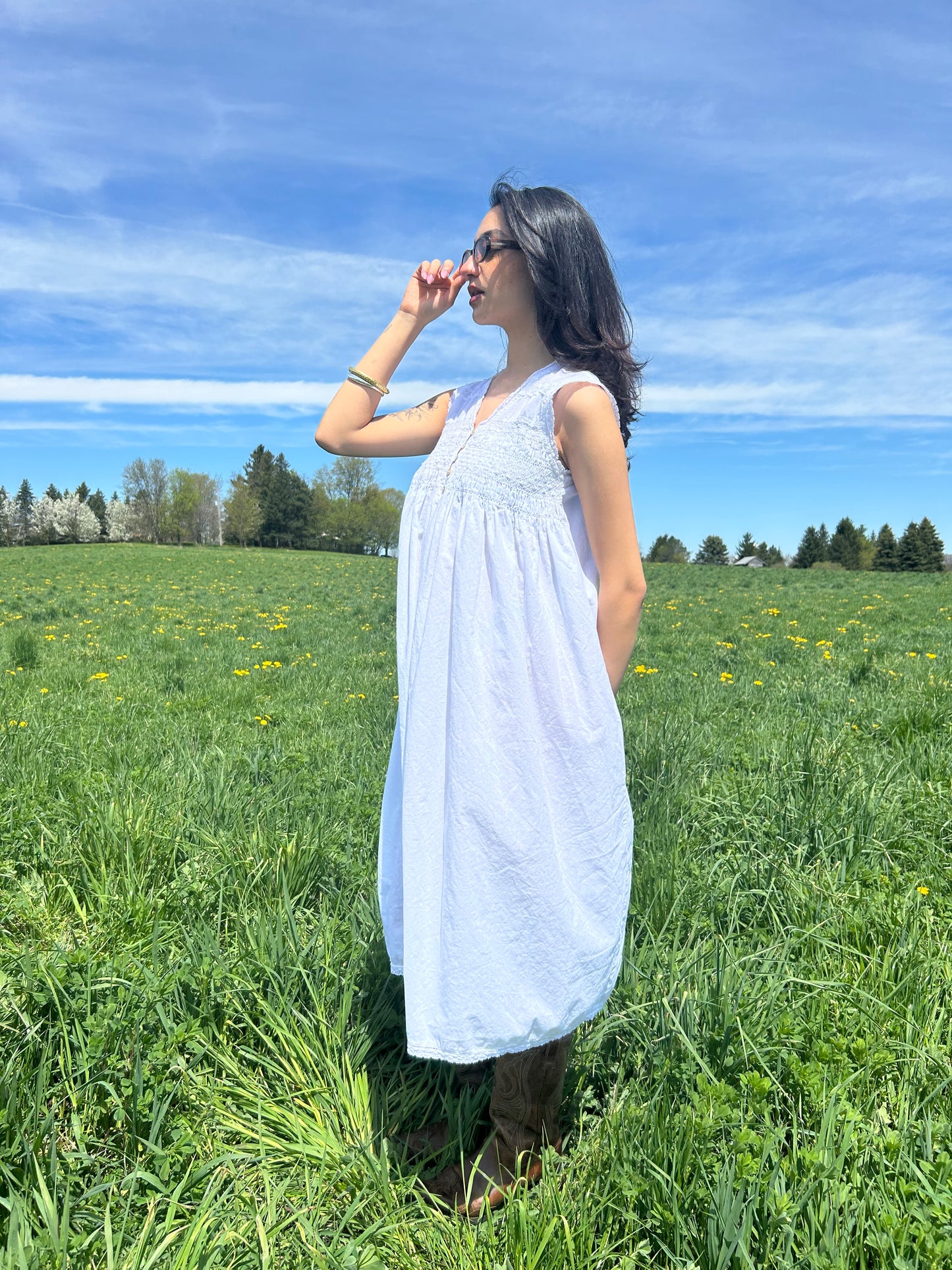 Poplin Maxi Dress
