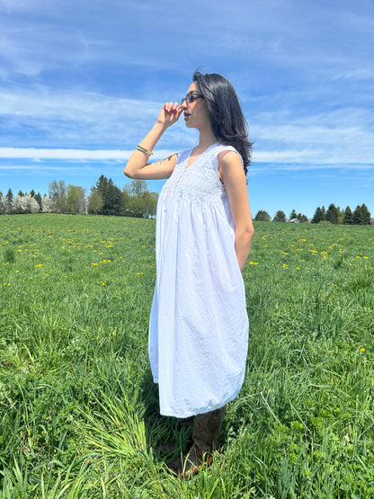 Poplin Maxi Dress