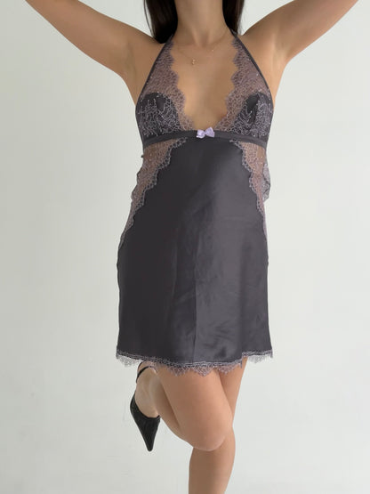 Mini Lace Slip Dress