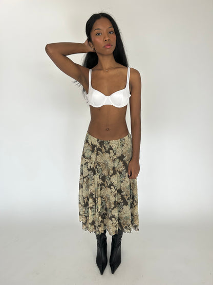 Floral Midi Skirt