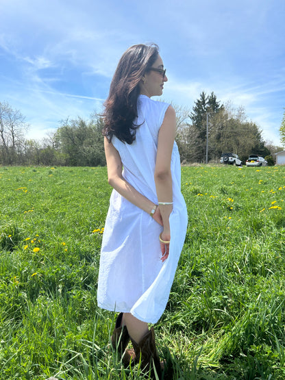Poplin Maxi Dress