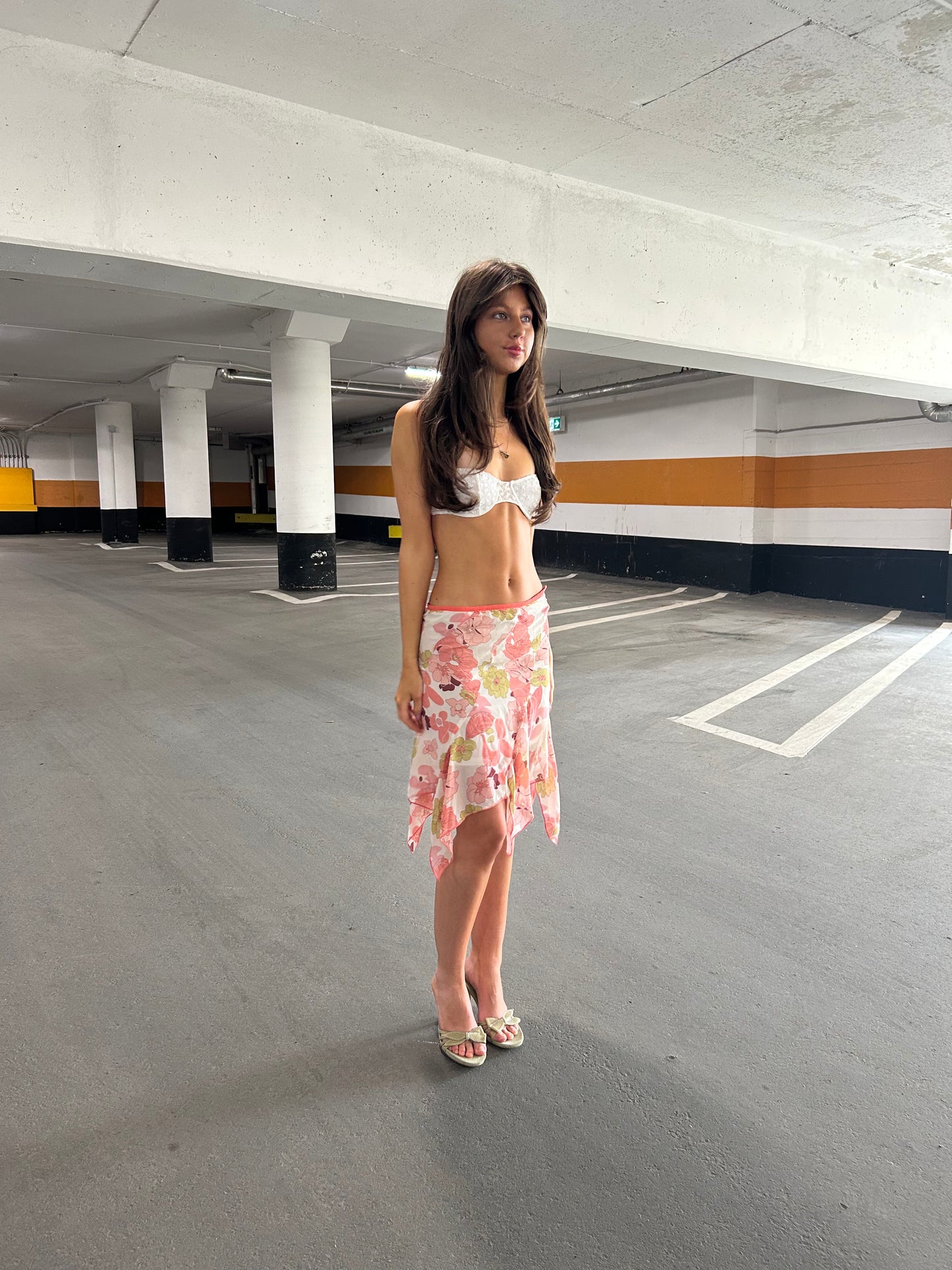 Floral Midi Skirt
