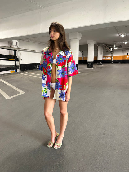 Floral Button Up