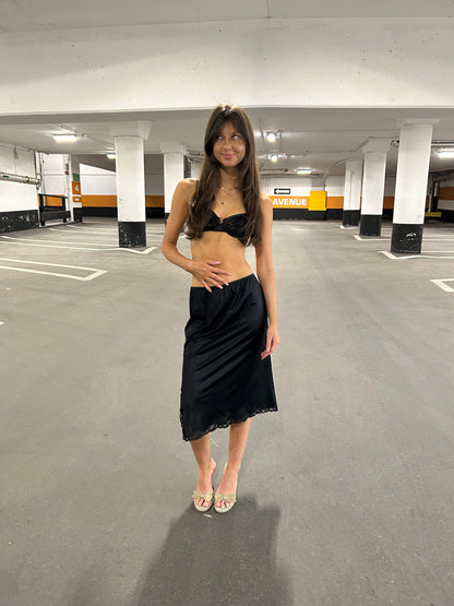 Midi Slip Skirt