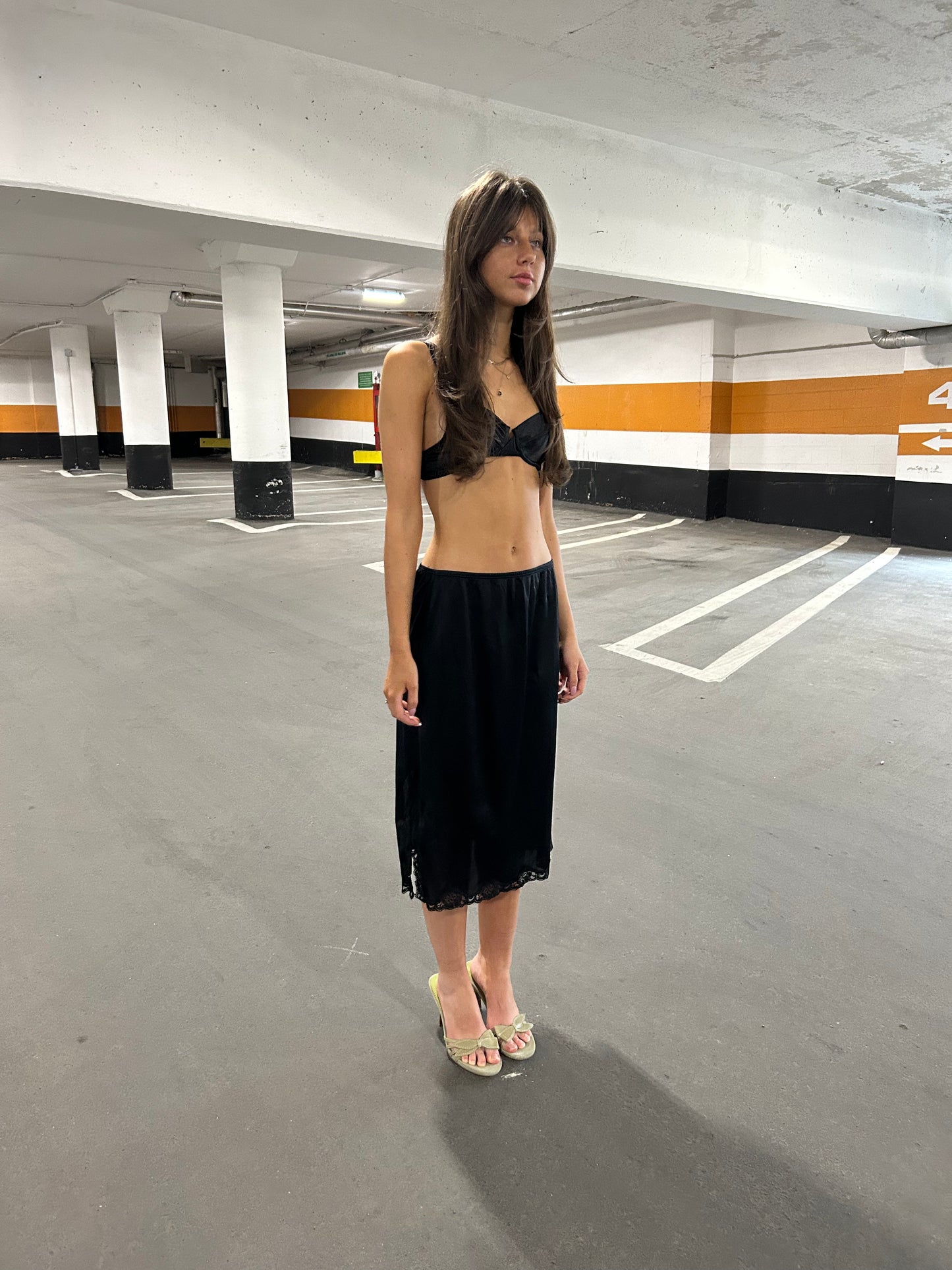 Midi Slip Skirt