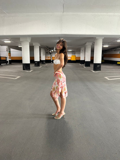 Floral Midi Skirt