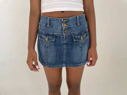 Denim Mini Skirt