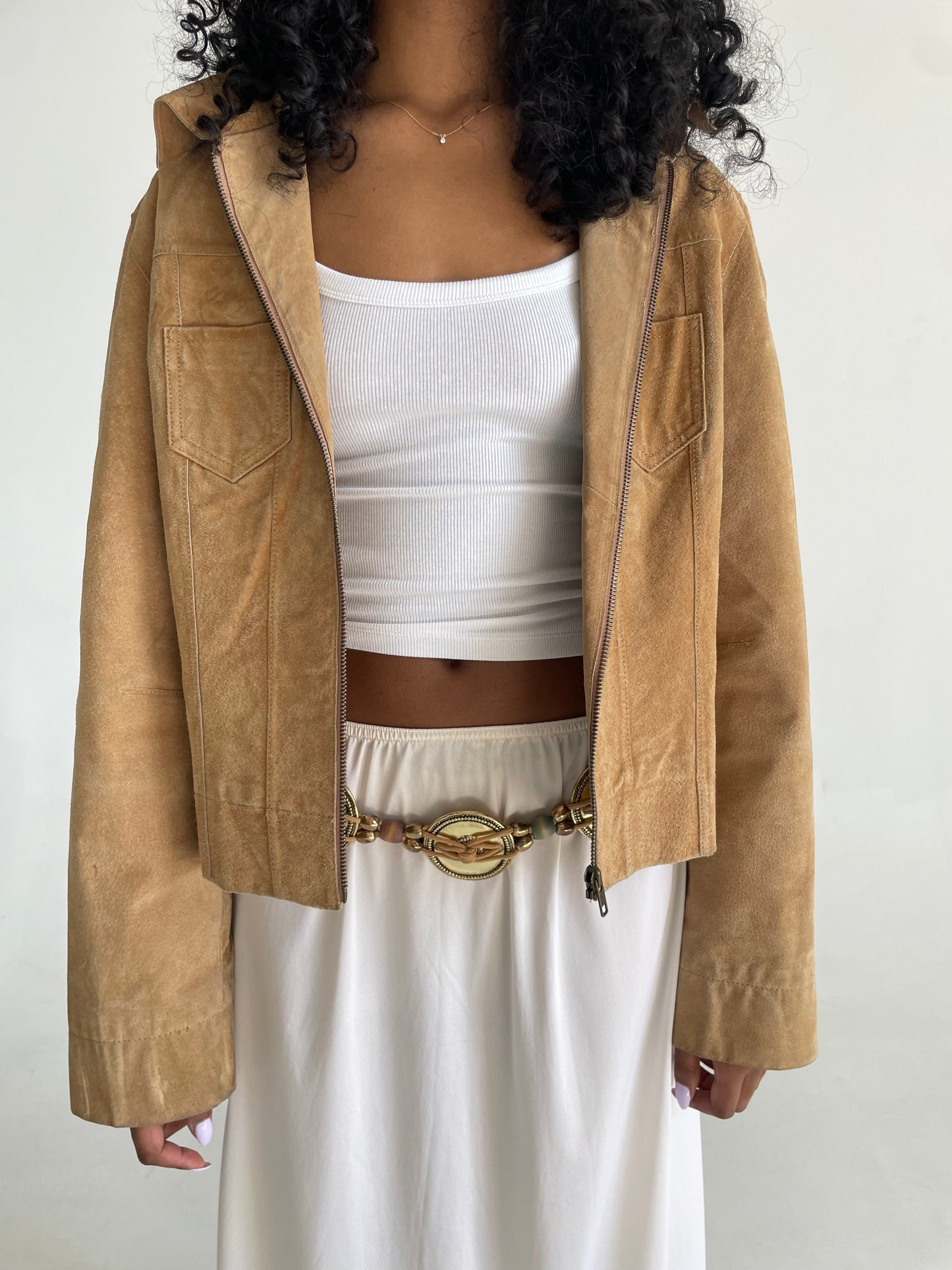 Suede Mini Jacket