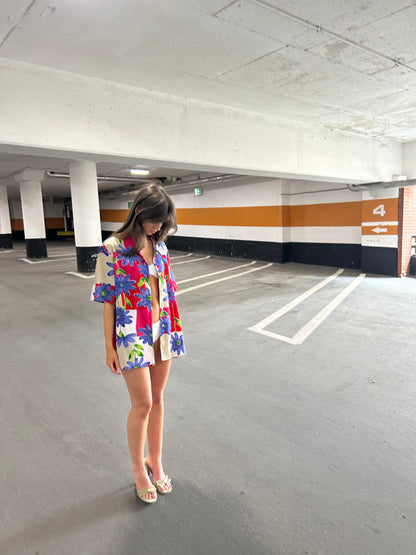 Floral Button Up