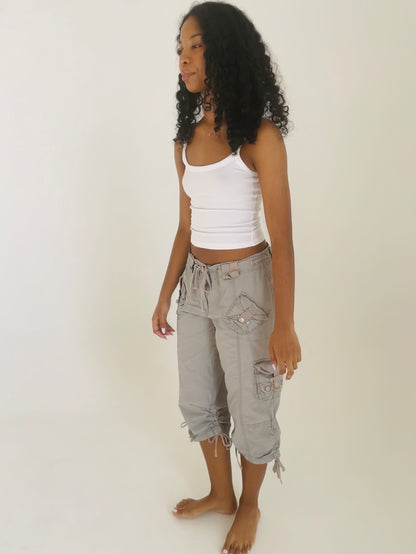 Low Rise Cargo Capris
