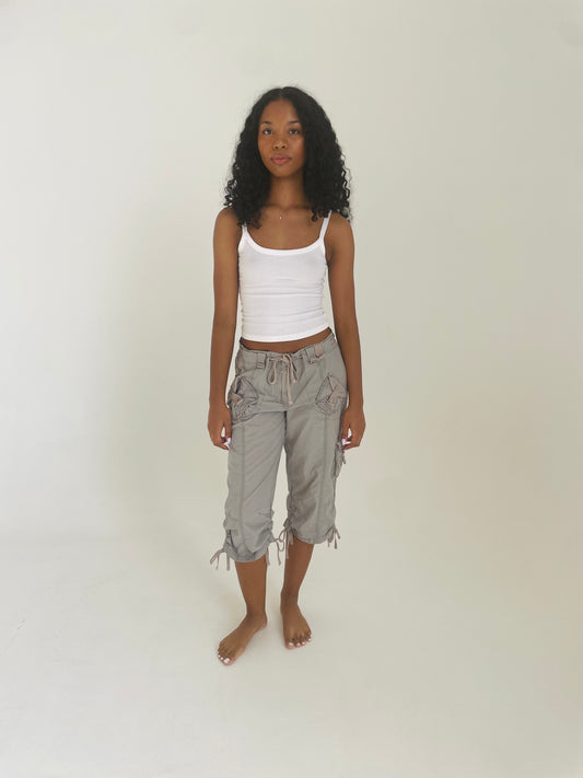 Low Rise Cargo Capris